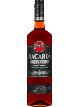 BACARDI RUM - 750ML BLACK          