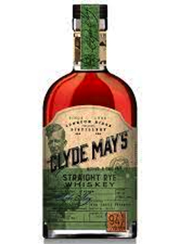 CLYDE MAYS STRAIGHT RYE WHISKEY - 750ML 92 PROOF                                                                                