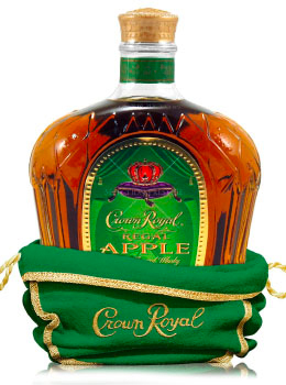 CROWN ROYAL CANADIAN WHISKY -750ML REGAL APPLE
