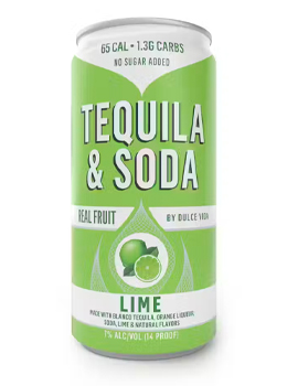 DULCE VIDA LIME TEQUILA AND SODA - 