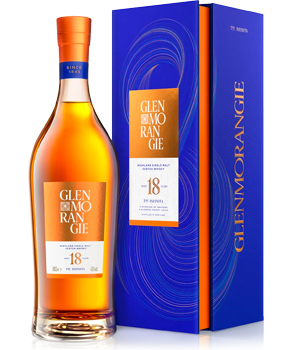 GLENMORANGIE 18 YEAR OLD SINGLE MALT SCOTCH - 750ML