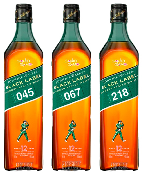 JOHNNIE WALKER BLACK X SQUID GAME LIMITED EDITION - 750ML 3 BOTTLE PACK