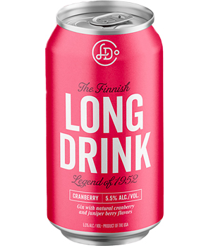 LONG DRINK CRANBERRY - 355ML 4 PACK