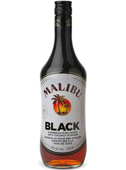 MALIBU RUM - 750ML BLACK           