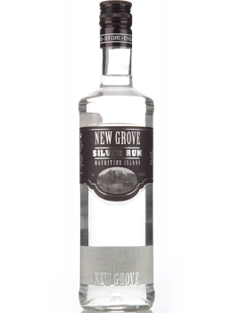 NEW GROVE SILVER WHITE RUM 75 PROOF