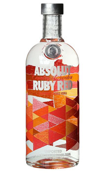 ABSOLUT RUBY RED VODKA             