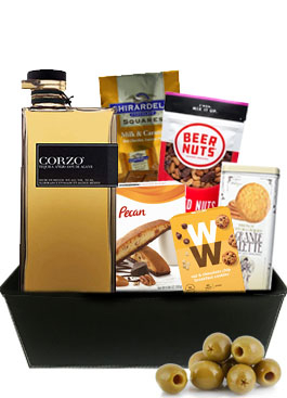 CORZO ANEJO TIME GIFT BASKET       