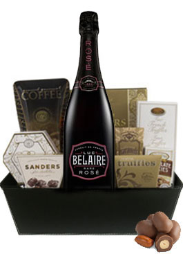 LUC BELAIRE LUXE ROSE GIFT BASKET  