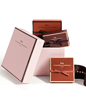 LA MAISON DU CHOCOLAT MINI HAT BOX 