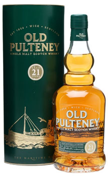 Old Pulteney Scotch Single Malt 21 Year Old