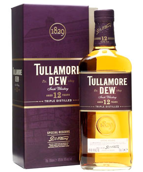 TULLAMORE DEW IRISH WHISKEY 12 YEAR