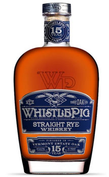 WHISTLEPIG STRAIGHT RYE VERMONT OAK 15 YEAR OLD - 750ML                                                                         
